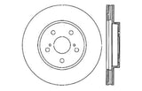 StopTech 02 Lexus ES 250/300/330/350 / 05-07 Toyota Avalon Slotted & Drilled Right Front Rotor