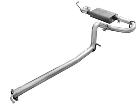 Système d'échappement aFe Scorpion Cat Back 2,5 pouces aluminisé Hi-Tuck 07-18 Jeep Wrangler JK V6 3,6/3,8 L