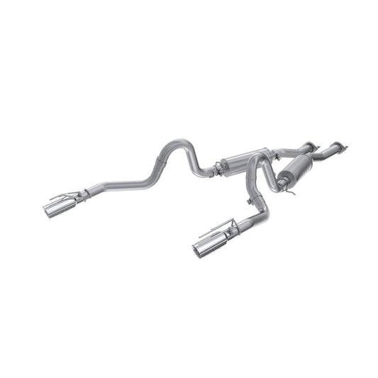 MBRP 99-04 Ford Mustang GT/Mach 1 2.5in Dual Split Rear AL Catback Exhaust w/ 3.5in Dual Wall Tips