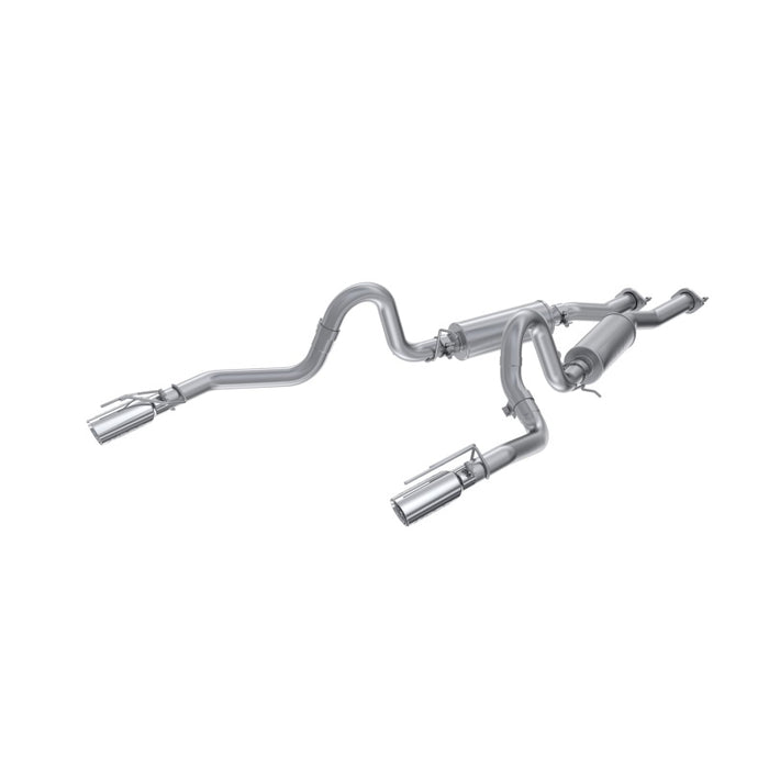 Échappement arrière double divisé AL Catback de 2,5 pouces avec embouts à double paroi de 3,5 pouces pour Ford Mustang GT/Mach 1 MBRP 99-04