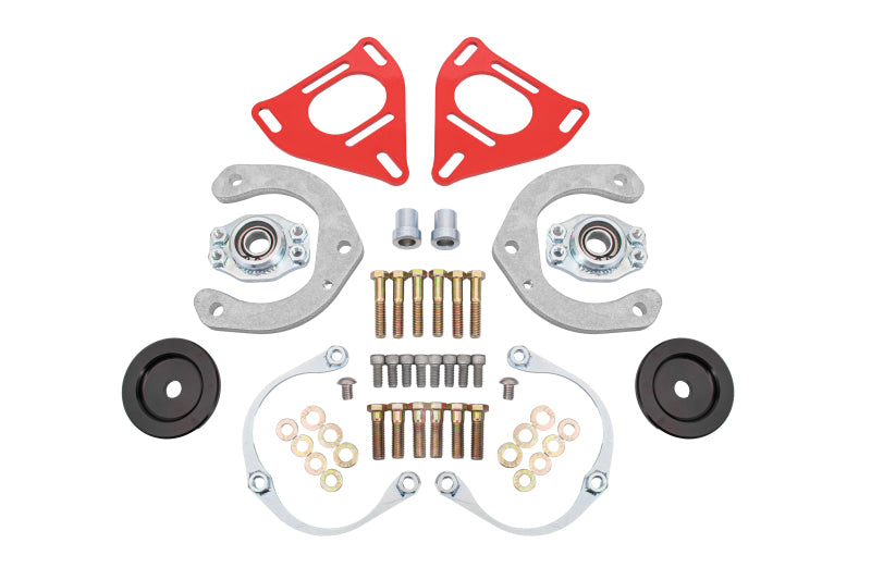 Plaques de carrossage BMR 16-24 Chevrolet Camaro (amortisseurs à ressorts uniquement) - Rouge