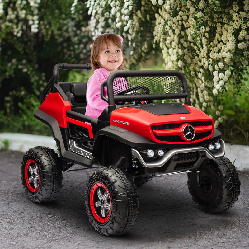 Mercedes-Benz Unimog 12V Kids Ride on Truck with Remote Control - Officially Licensed