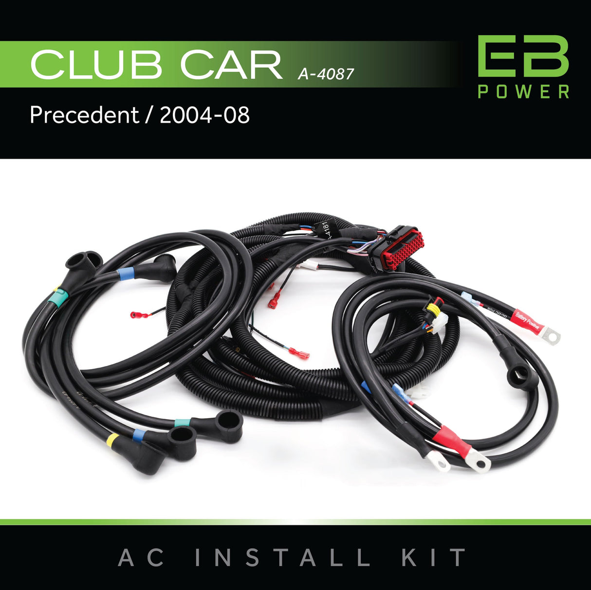 EB Power AC Kit / 450A + 4kW (BETTER TORQUE) / Club Car Precedent / 2004-08