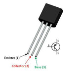 TekShack A1015 PNP Transistor - Complementary Audio Pair TekShack