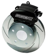 American Made Sport R1 Billet Aluminum Rear Drum to Disc Brake Conversion Kit W/Rotors. Black A111-21BK