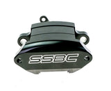 American Made Sport R1 Billet Aluminum Rear Drum to Disc Brake Conversion Kit W/Rotors. Black A111-21BK
