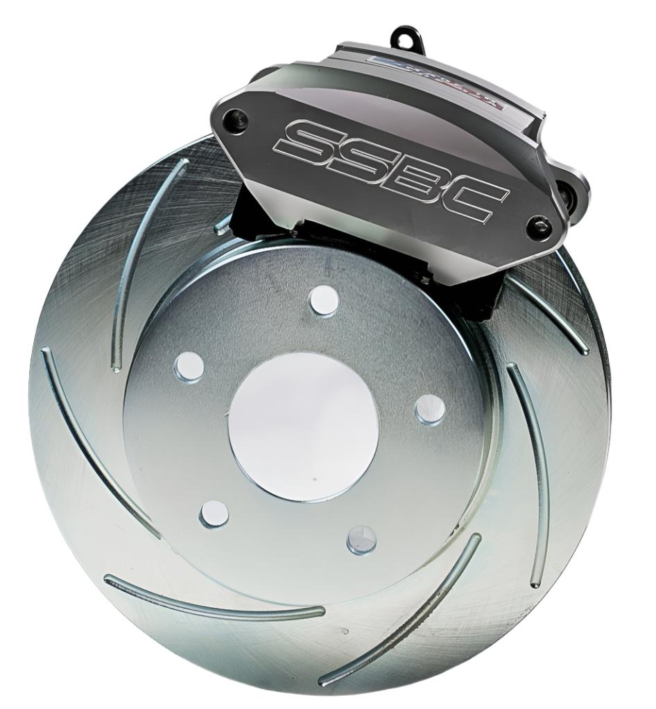 American Made Sport R1 Billet Aluminum Rear Drum to Disc Brake Conversion Kit W/Rotors. Clear A111-21