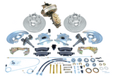New Direct Fit Front Drum to Disc Brake Conversion Kit W/DS Rotors. A123-1-DS