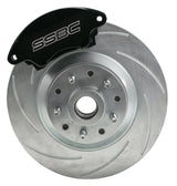 American Made Super Twin HD 2-Piston Billet Aluminum Front Drum to Disc Brake Conversion Kit W/Rotors. Black W123-ABK