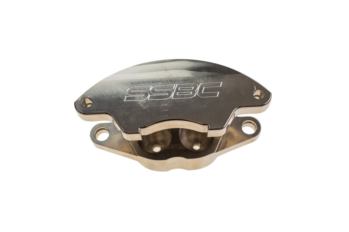American Made Super Twin HD 2-Piston Billet Aluminum Front Drum to Disc Brake Conversion Kit W/Rotors. Clear A123-A