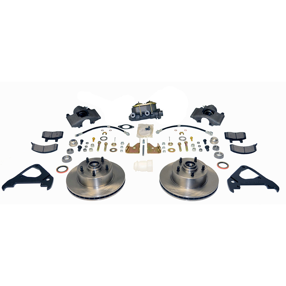 New Direct Fit Front Drum to Disc Brake Conversion Kit W/Rotors. A123-22