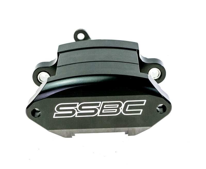 American Made Sport R1 Billet Aluminum Rear Drum to Disc Brake Conversion Kit W/Rotors. Black A125-30BK