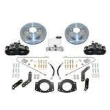 New Direct Fit Rear Drum to Disc Brake Conversion Kit W/Rotors. Black A126-51BK