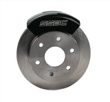 American Made Tri-Power 3-Piston Billet Aluminum Rear Drum to Disc Brake Conversion Kit W/Rotors. Black A126-3BK