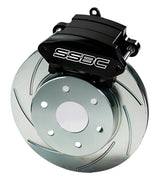 American Made Sport R1 Billet Aluminum Rear Drum to Disc Brake Conversion Kit W/Rotors. Black A126-50BK