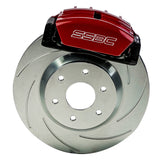 American Made Tri-Power 3-Piston Billet Aluminum Front Disc Brake Kit W/Rotors. Red A126-56R