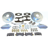 American Made Sport R1 Billet Aluminum Rear Drum to Disc Brake Conversion Kit W/Rotors. Clear A130-5