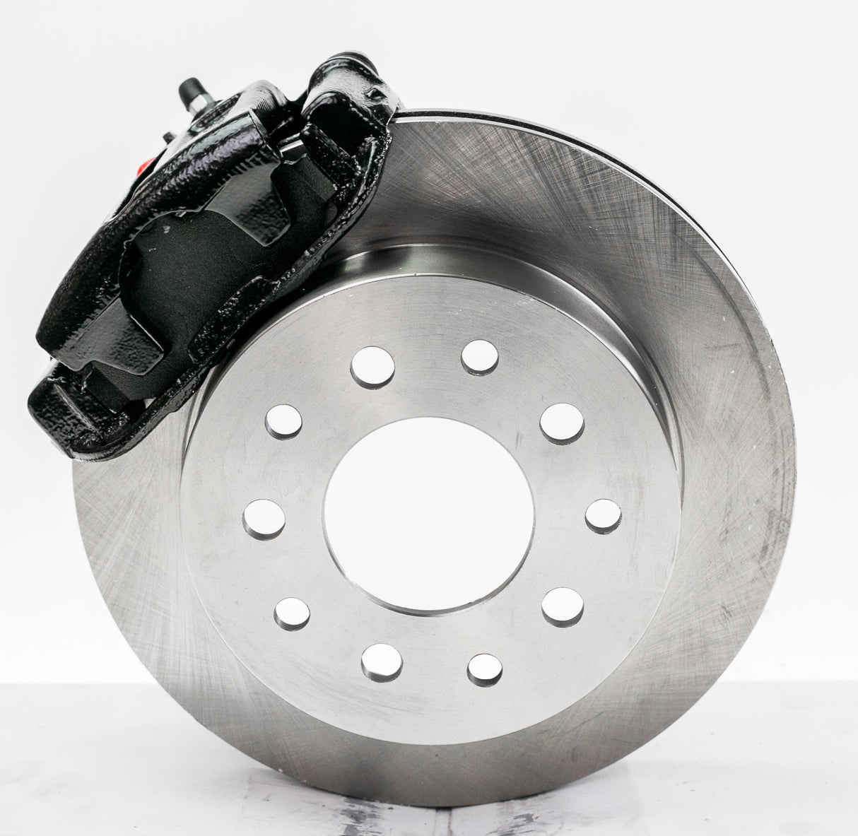 New Direct Fit Rear Drum to Disc Brake Conversion Kit W/Rotors. Black A136BK
