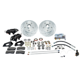 American Made Kelsey Hayes 4-Piston Front Drum to Disc Brake Conversion Kit W/DS Rotors. A154-4-DS