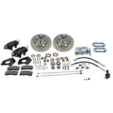 American Made Kelsey Hayes 4-Piston Direct Fit Front Drum to Disc Brake Conversion Kit W/Rotors. A154-5