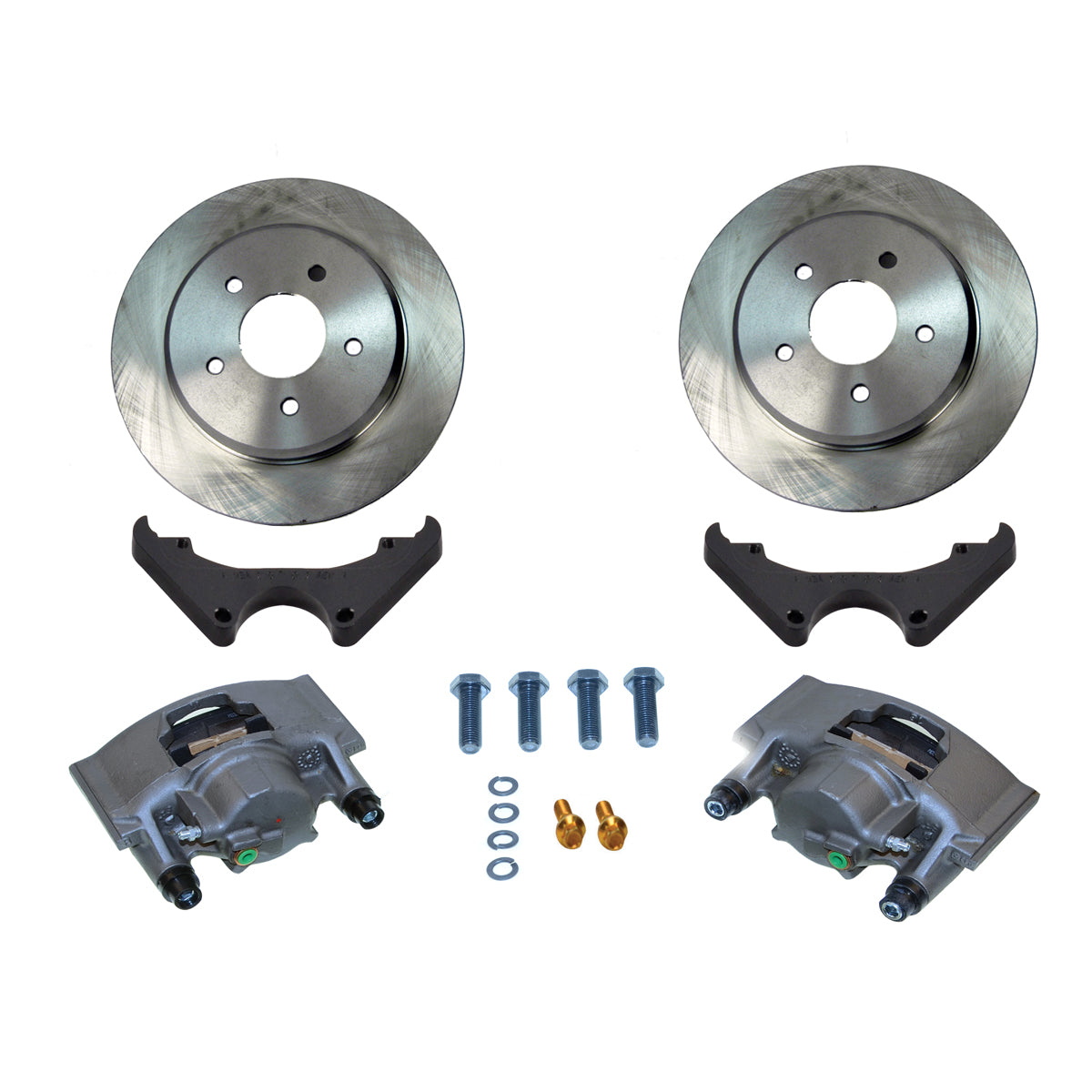 New Direct Fit Front Disc Brake Kit W/Rotors. A189-7