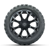 GTW Raven 14 in Wheels with 23x10-14 GTW Nomad All-Terrain Tires - Set of 4