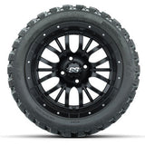 GTW Diesel 14 in Wheels with 23x10-14 Nomad All-Terrain Tires - Set of 4