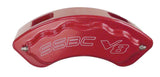 American Made V8-Barbarian 8-Piston Direct Fit Billet Aluminum Rear Caliper Upgrade Kit. Red A193-10R