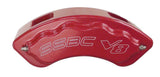 American Made V8-Barbarian 8-Piston Billet Aluminum Direct Fit Rear Disc Brake Kit W/DS Rotors.  Red A193-10R-DS