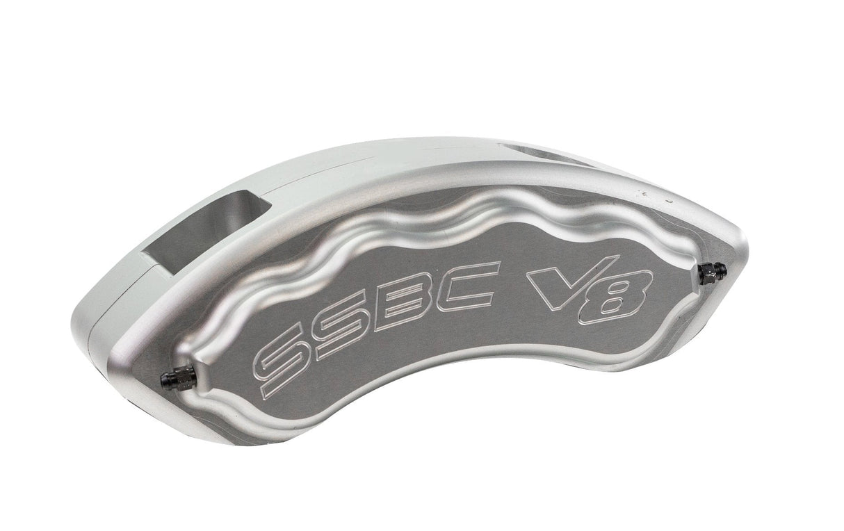 American Made V8-Barbarian 8-Piston Billet Aluminum Direct Fit Rear Disc Brake Kit W/DS Rotors. Clear A193-10-DS