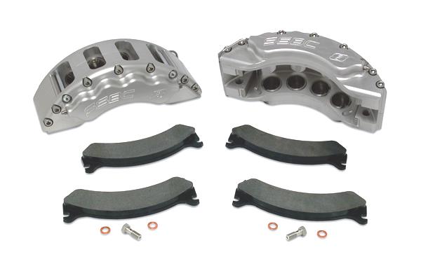 American Made V8-Barbarian 8-Piston Direct Fit Billet Aluminum Front Disc Brake Kit W/DS Rotors. Clear A193-1-DS