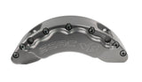 American Made V8-Barbarian 8-Piston Direct Fit Billet Aluminum Front Disc Brake Kit W/DS Rotors. Clear A193-1-DS