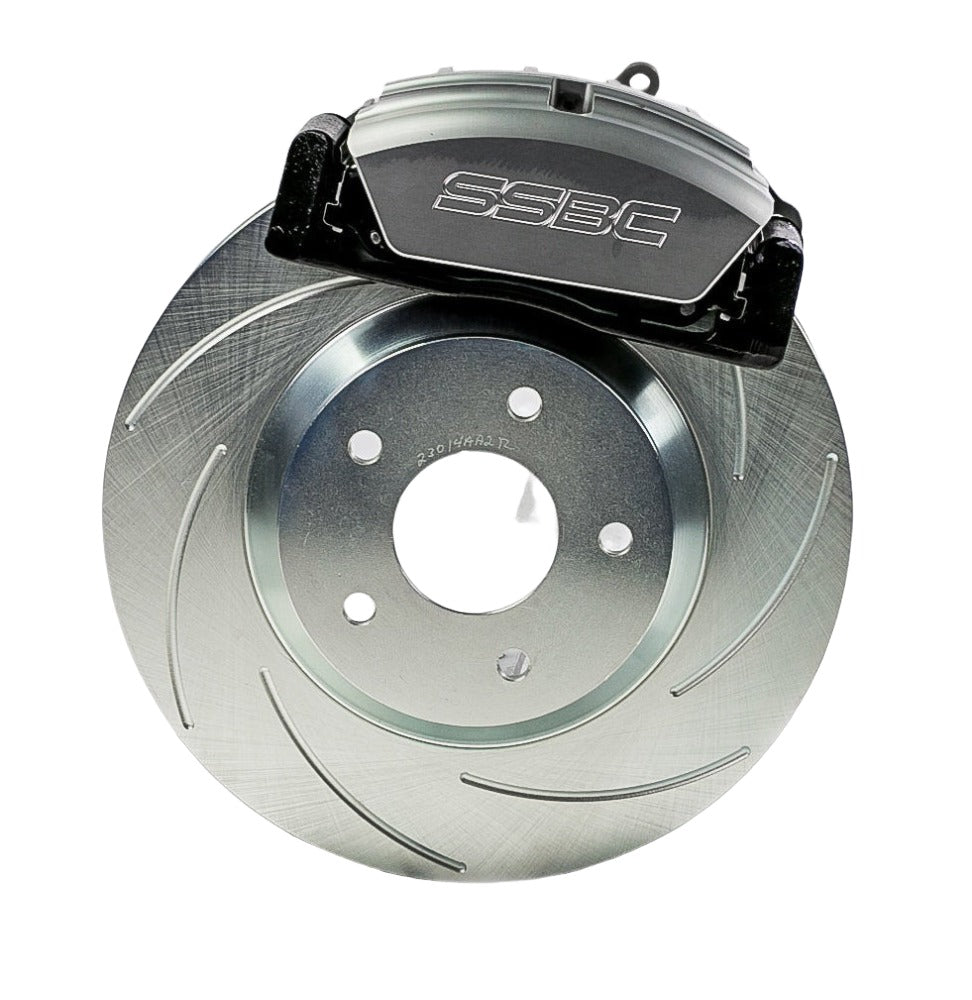 American Made Tri-Power 3 Piston Direct Fit Billet Aluminum Rear Caliper Upgrade Kit. Clear A193-7
