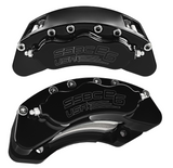 American Made B6-Brawler Direct Fit Billet Aluminum Rear Caliper Upgrade Kit. Black A414-21BLK