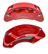 American Made B6-Brawler Direct Fit Billet Aluminum Rear Caliper Upgrade Kit. Red A414-21R