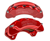 American Made B8-Brawler 8 Piston Direct Fit Front Caliper Upgrade Kit. Red A414-30R