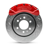 American Made B8-Brawler 8 Piston Direct Fit Front Caliper Upgrade Kit. Red A414-30R