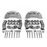 American Made B8-Brawler 8 Piston Direct Fit Front Caliper Disc Brake Kit W/DS Rotors. Clear A414-30-DS