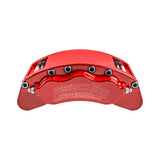 American Made B6-Brawler 6 Piston Direct Fit Billet Aluminum Rear Disc Brake Kit W/DS Rotors. Red A414-31R-DS