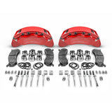 American Made B6-Brawler Direct Fit Billet Aluminum Rear Caliper Upgrade Kit. Red A414-31R