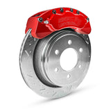 American Made B6-Brawler Direct Fit Billet Aluminum Rear Caliper Upgrade Kit. Red A414-31R