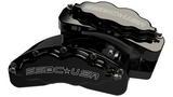 American Made B8-Brawler LT Direct Fit 8-Piston Billet Aluminum Front Caliper Upgrade Kit. Black A415-10BLK