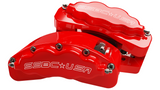 American Made B8-Brawler LT Direct Fit 8-Piston Billet Aluminum Front Caliper Upgrade Kit. Red A415-10R