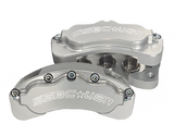 American Made B6-Brawler LT Direct Fit 6-Piston Billet Aluminum Front Caliper Disc Brake Kit w/DS Rotors. Clear A415-20-DS
