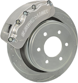 American Made B6-Brawler LT Direct Fit 6-Piston Billet Aluminum Front Caliper Upgrade Kit. Clear A415-30