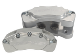 American Made B4-Brawler LT Direct Fit 4-Piston Billet Aluminum Rear Caliper Upgrade Kit. Clear A415-31