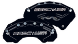 American Made M6-Moab 6-Piston Billet Aluminum Front Caliper Upgrade Kit. Black A434-10BLK
