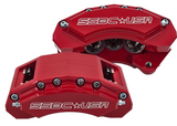 American Made M6-Moab 6-Piston Billet Aluminum Front Caliper Upgrade Kit. Red A434-10R