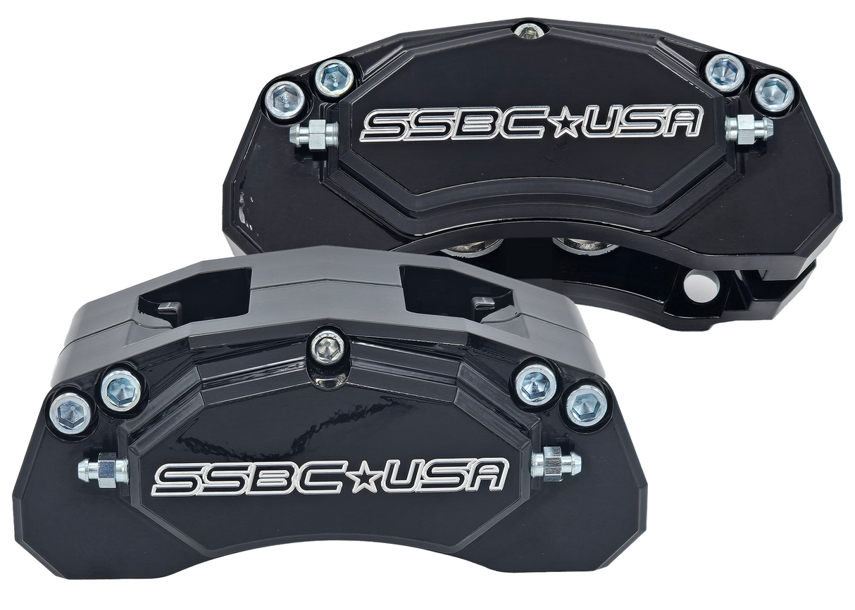American Made M4-Moab 4-Piston Billet Aluminum Rear Disc Brake Kit W/DS Rotors. Black A434-11BLK-DS