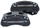 American Made M4-Moab 4-Piston Billet Aluminum Rear Caliper Upgrade Kit. Black A434-11BLK